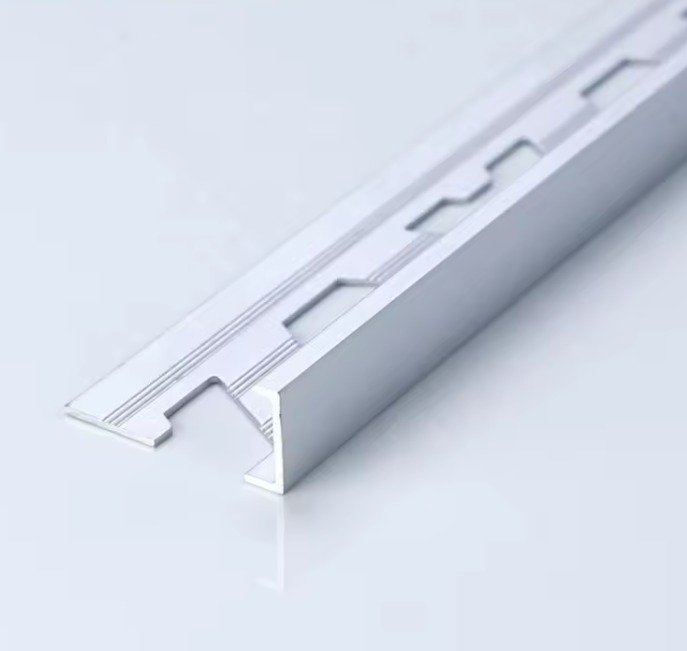 Matt Silver Aluminium Tile Edge Trim - 10MM