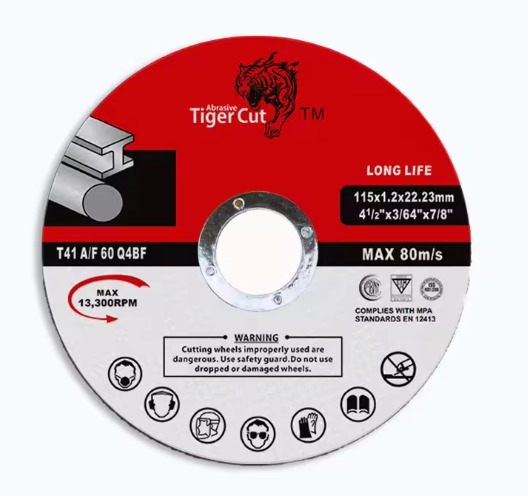 Flat Metal Cutting Disc for Steel & Stainless Steel - 10 Pack