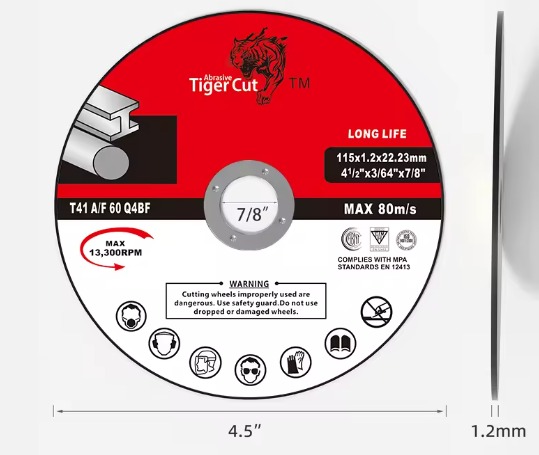Flat Metal Cutting Disc for Steel & Stainless Steel - 10 Pack - Image 4
